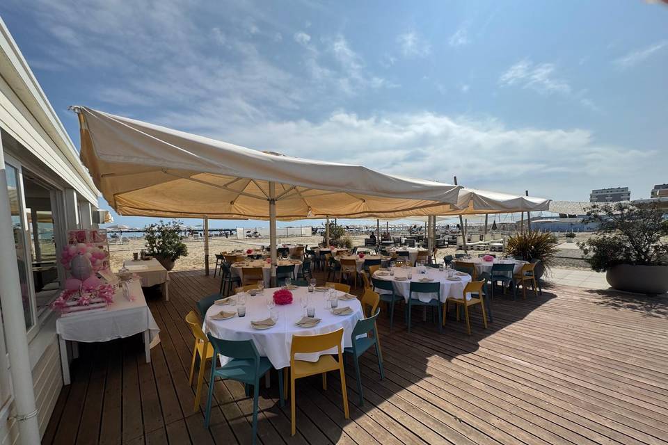 Buffet all'aperto