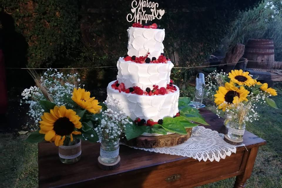 La wedding cake