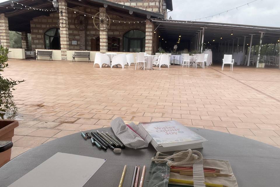postazione ritratti