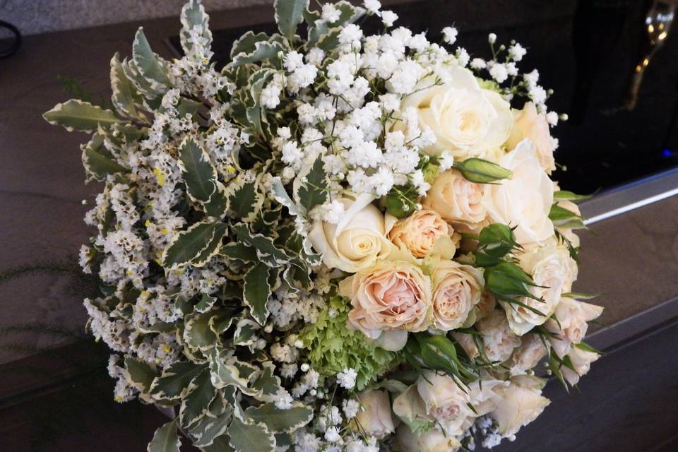 Bouquet rose e limonium