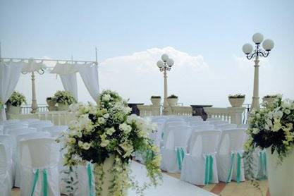 Terrazza matrimoni all'aperto