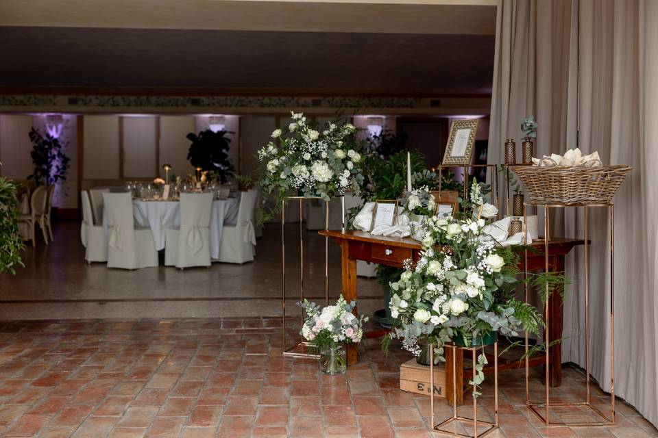 Tableau e sala ricevimento
