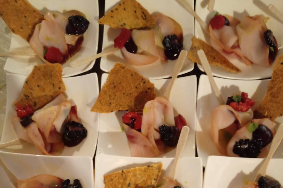 Carpaccio di pesce spada