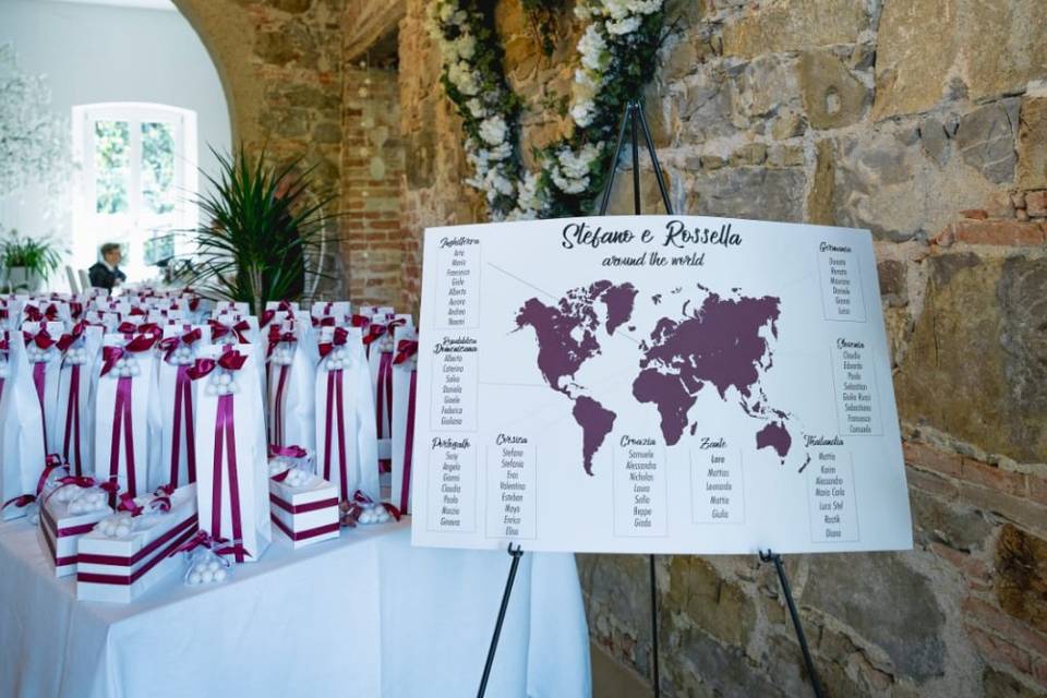 Allestimento matrimonio
