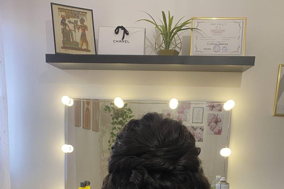 Trial hairstyle