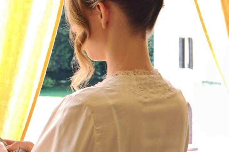 hairstyle for the bride Sofie