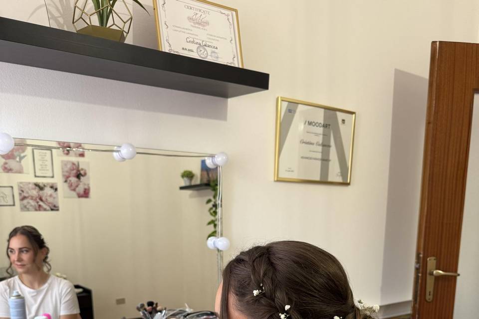 Trial hairstyle Isabella