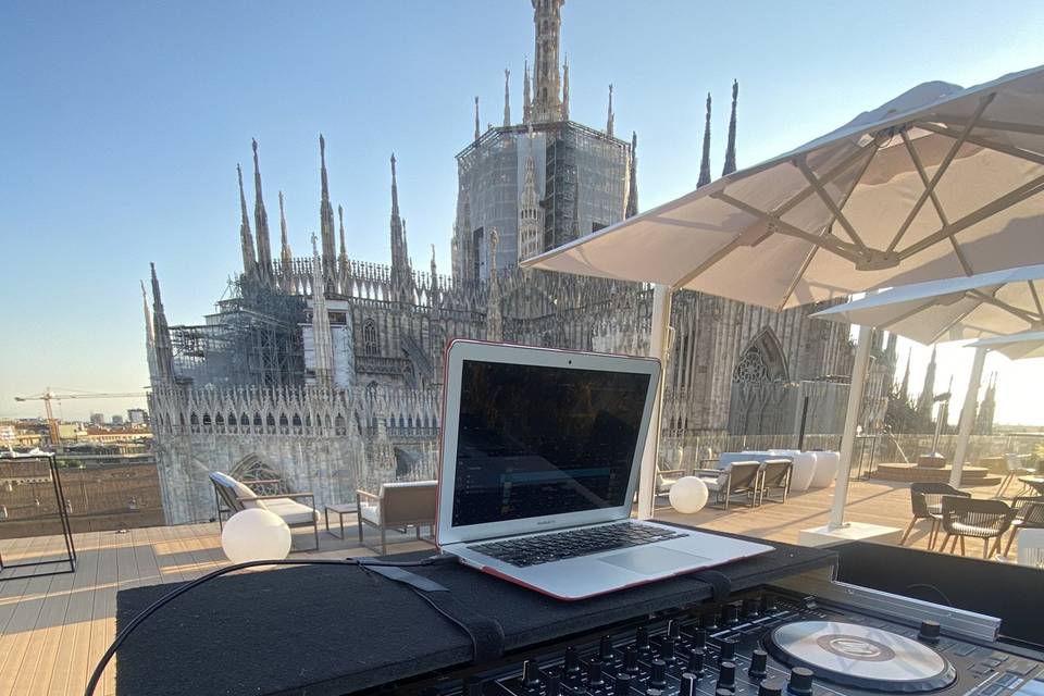 Dj set in Terrazza Duomo