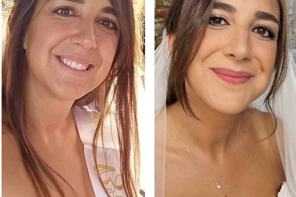 Prima e dopo sposa