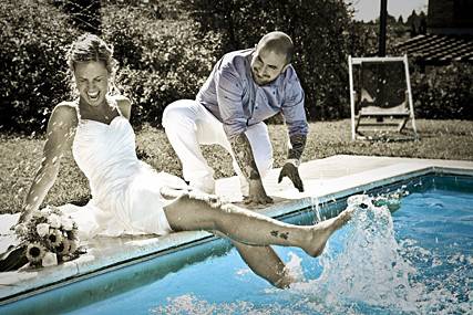 In piscina