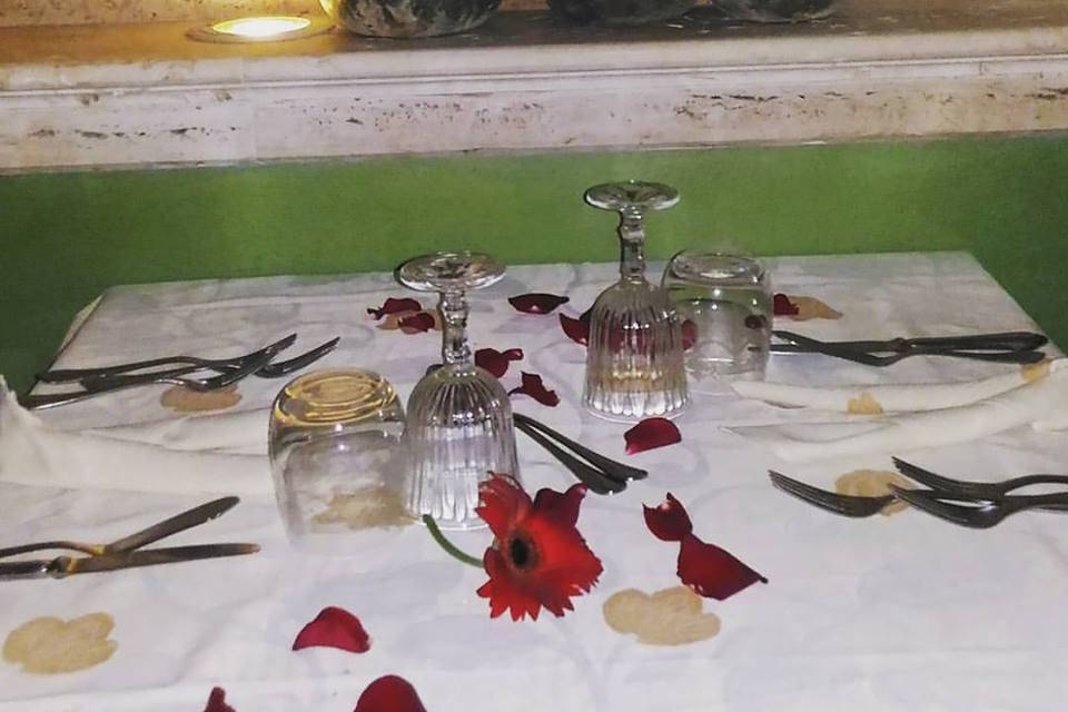 Allestimento: Cena romantica