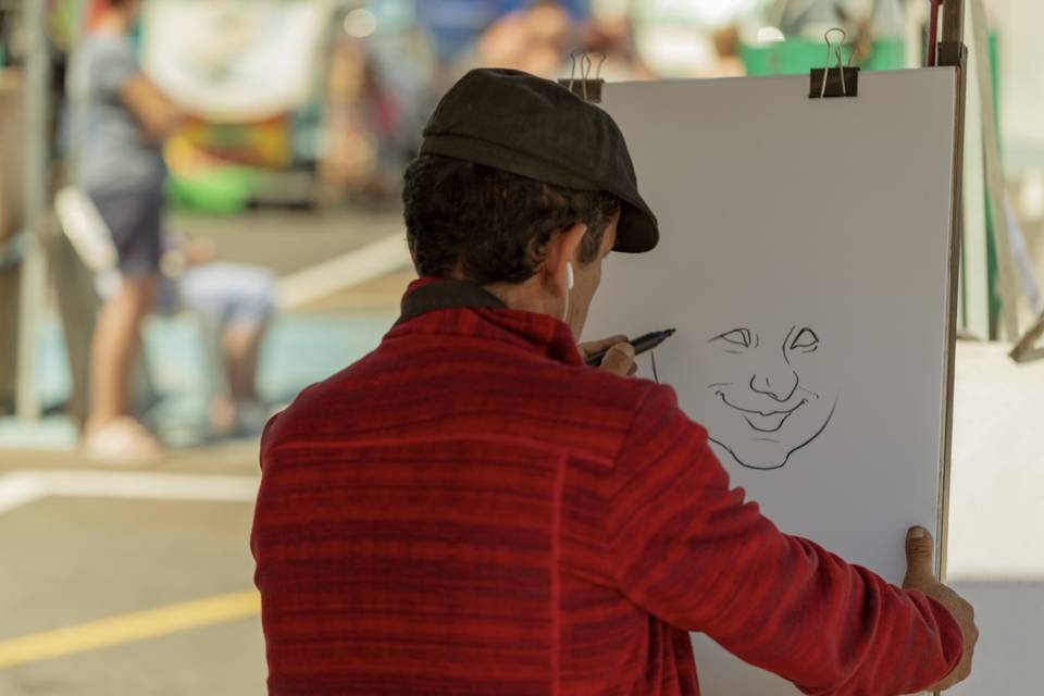 Caricaturista dal vivo