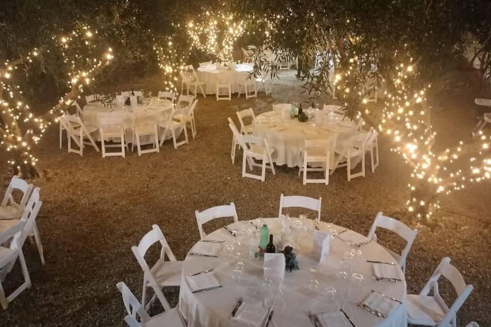 Allestimento tavoli