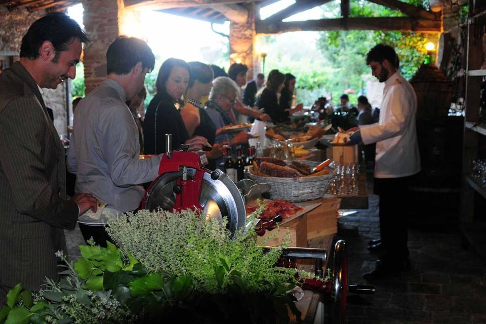 Buffet in corso