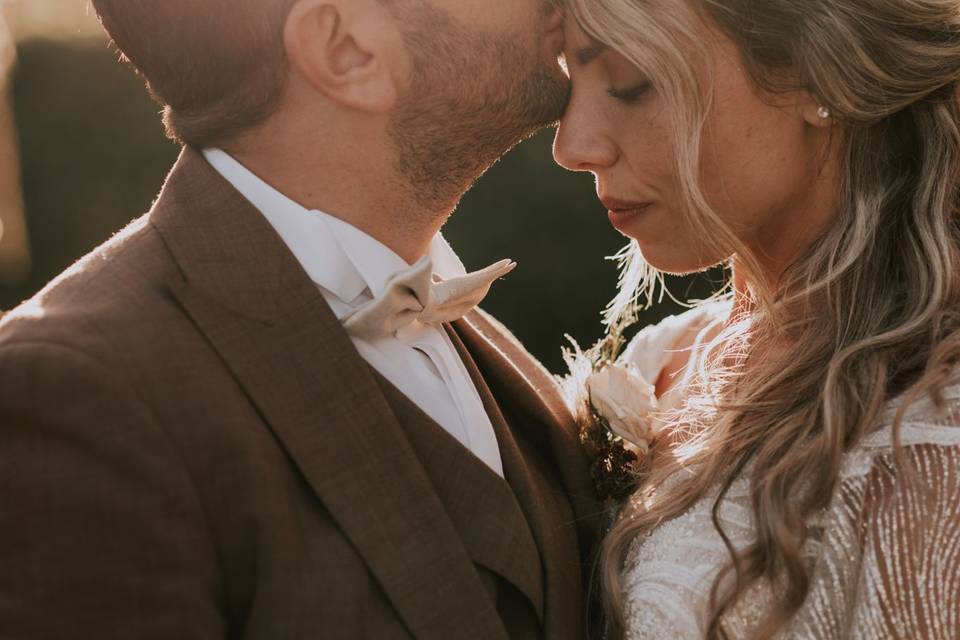 Groom and bride