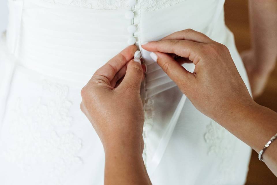 Preparazione della sposa