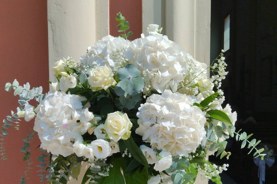 Centrotavola Ortensie