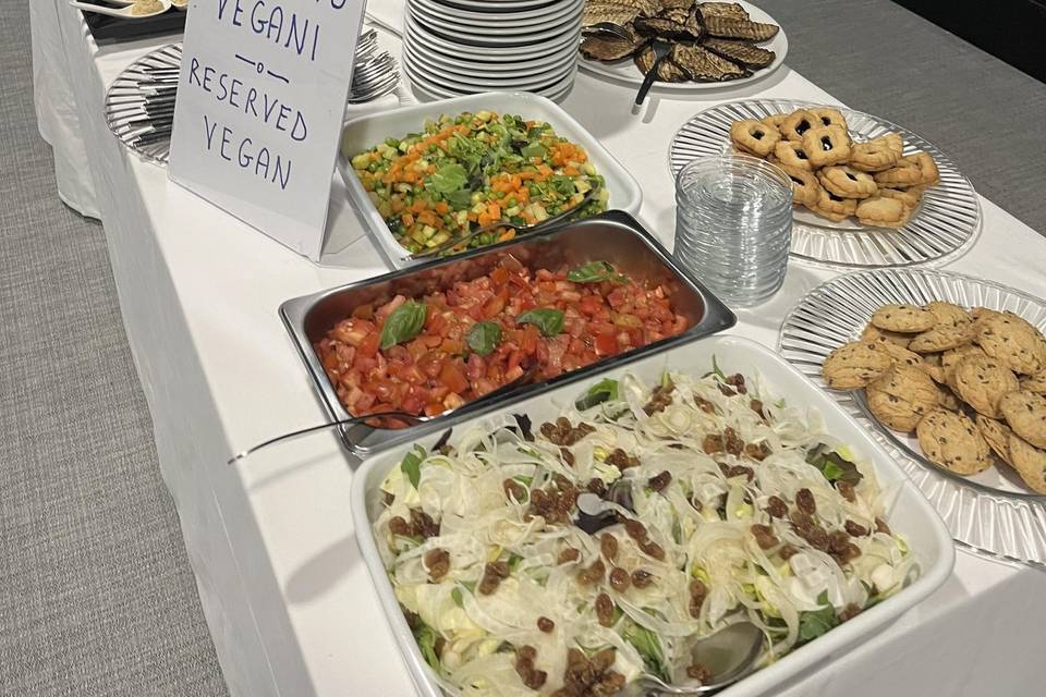 buffet riservato vegani