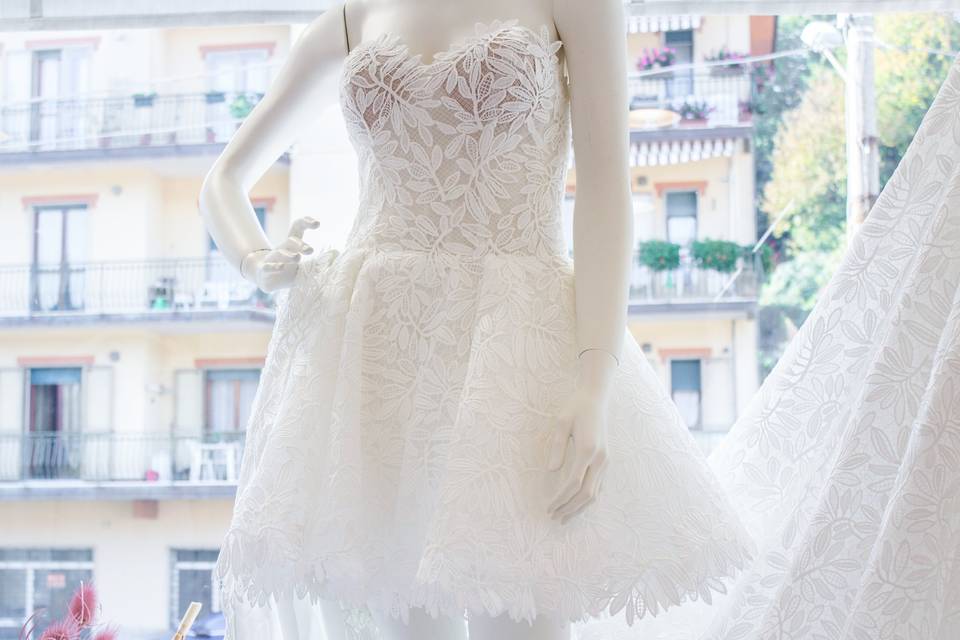 Abito Corto Decorato