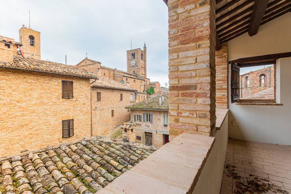 Vista sui tetti