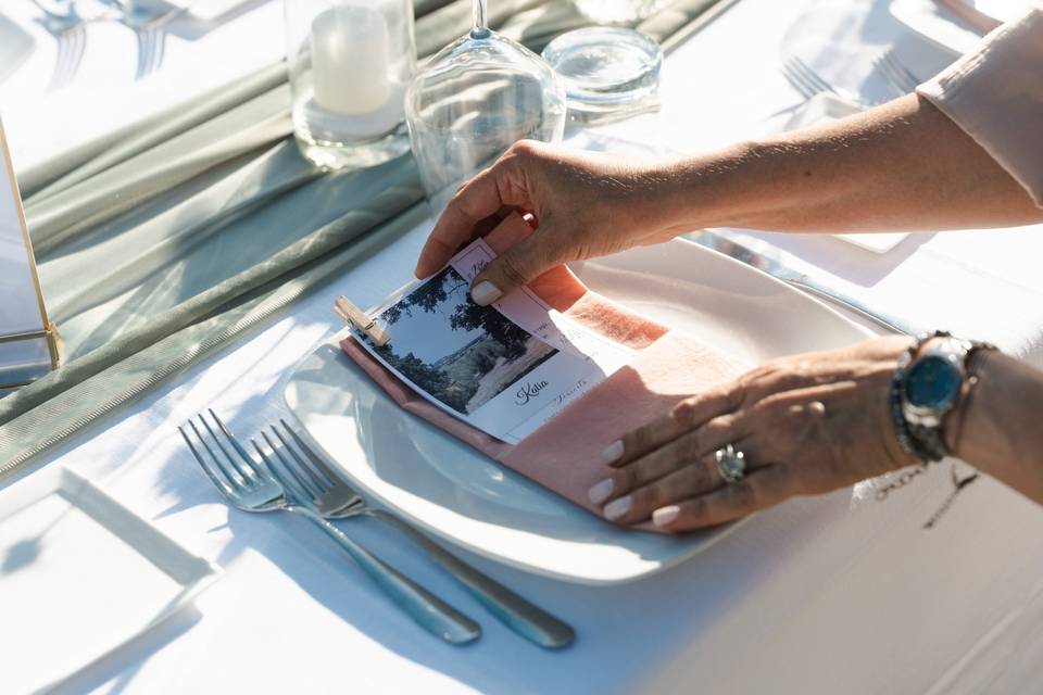 Wedding planner e segnaposti