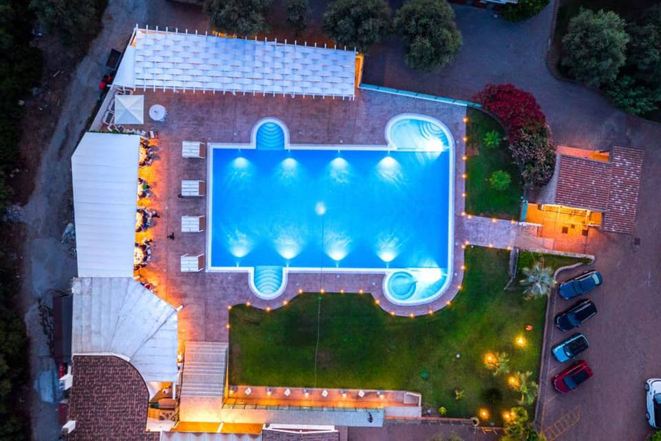 Piscina dall'alto