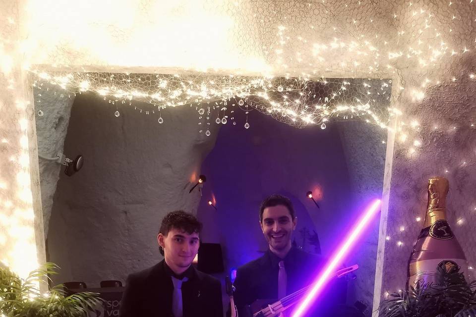 Violino e sax al ricevimento