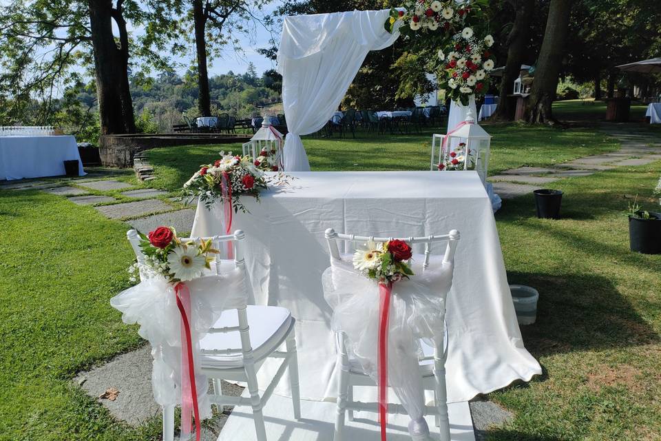 Allestimento matrimonio civile