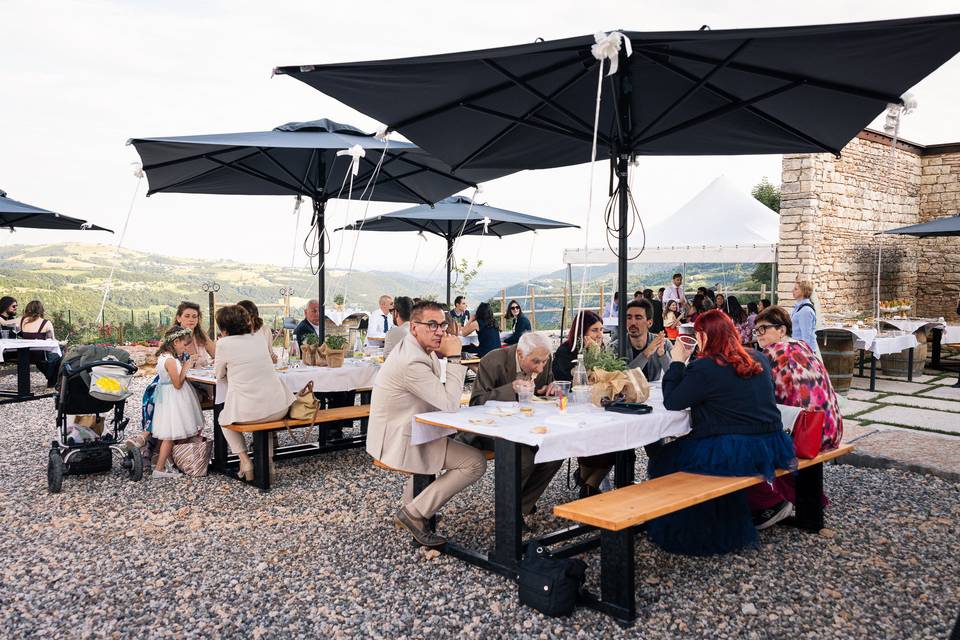 Convivialità all'aperto