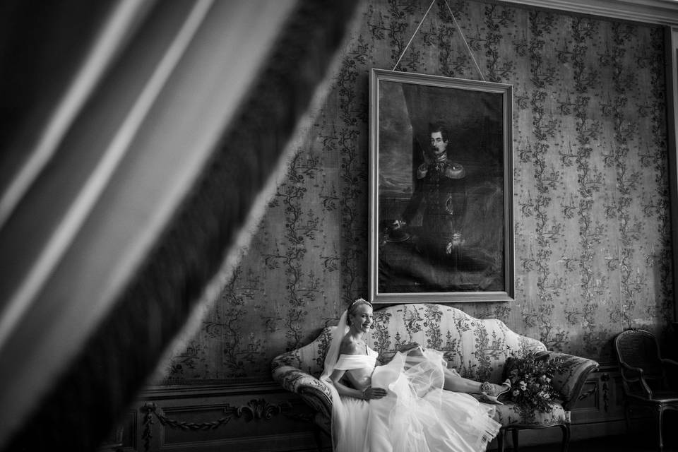 Bn wedding portrait