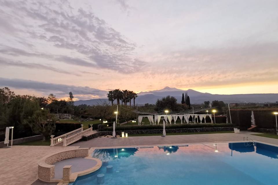 Etna tramonto