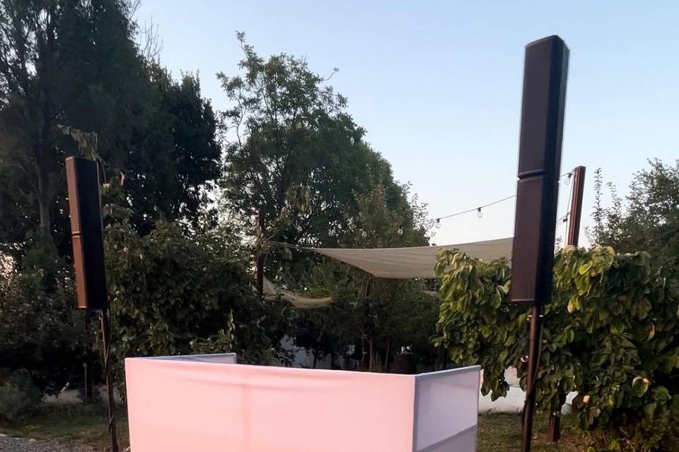 Allestimento in bianco