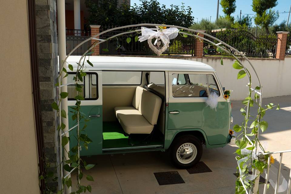 Vw T2 verde Brasile