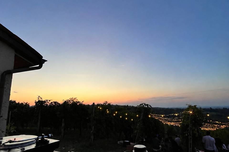 DjSet in vinile al tramonto