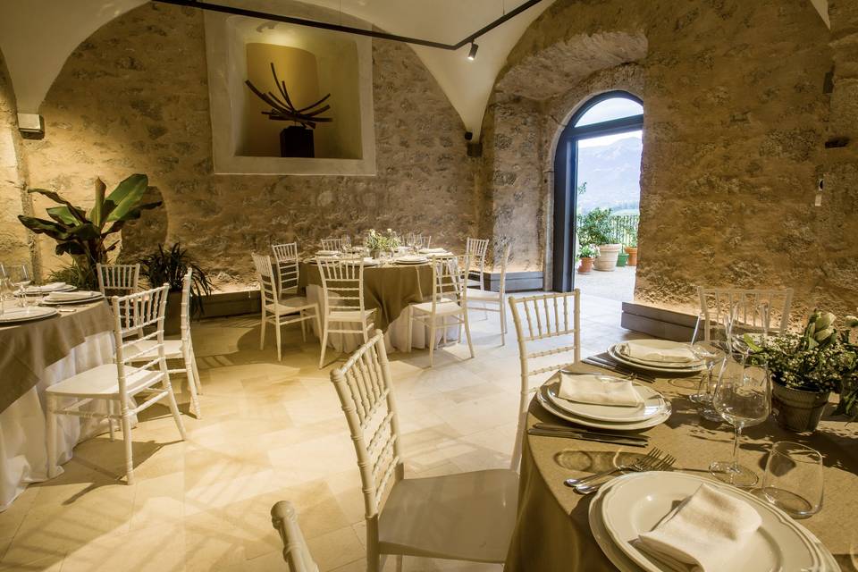Sala e terrazza