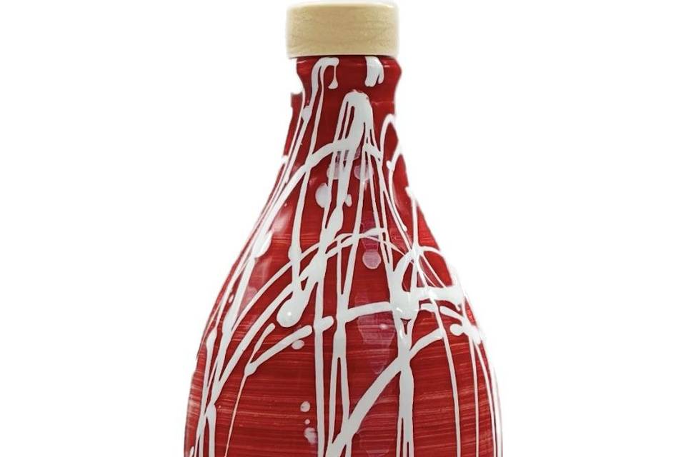 Orcio in ceramica in 3D rosso