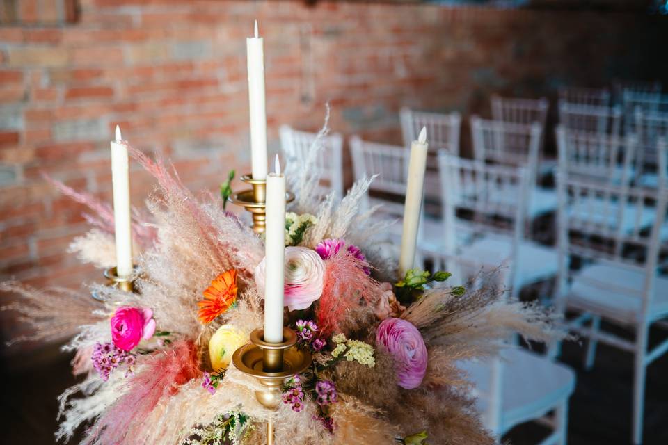 Colourful ceremony