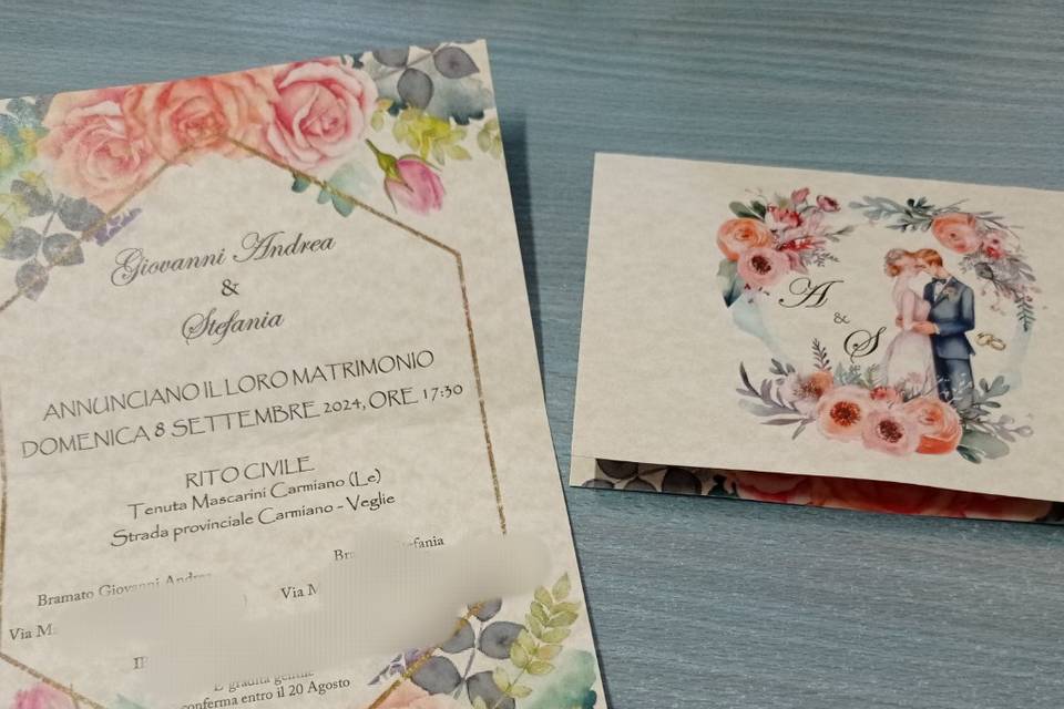 Partecipazione matrimonio