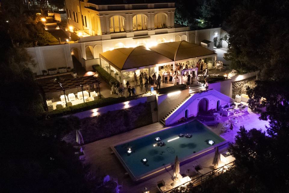 Villa Parisi night