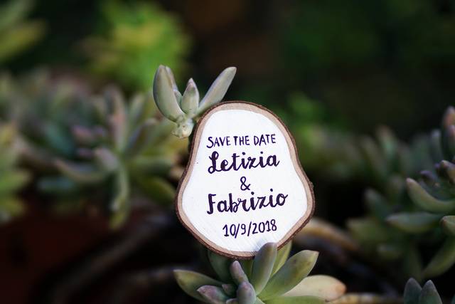 Save the date legno