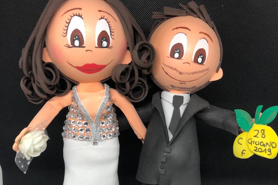 Cake topper tema siciliano