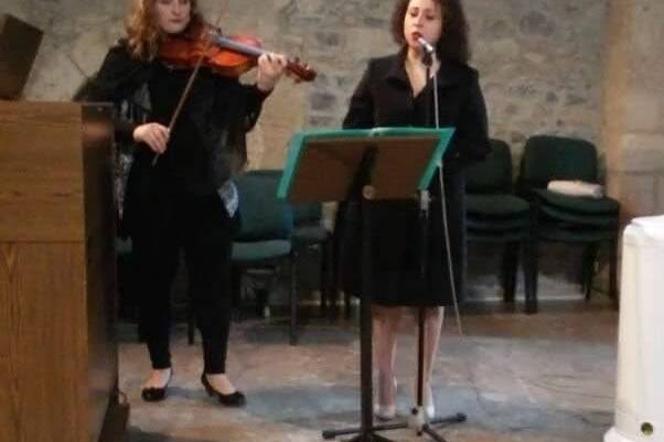 Soprano organo e viola