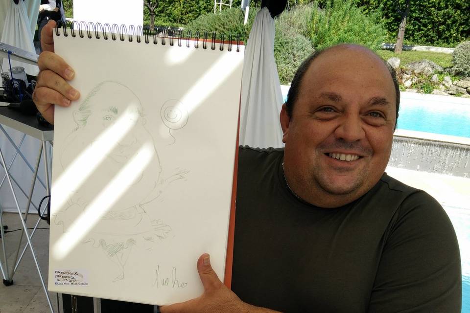 Ritrattista e Caricaturista Luca Meo