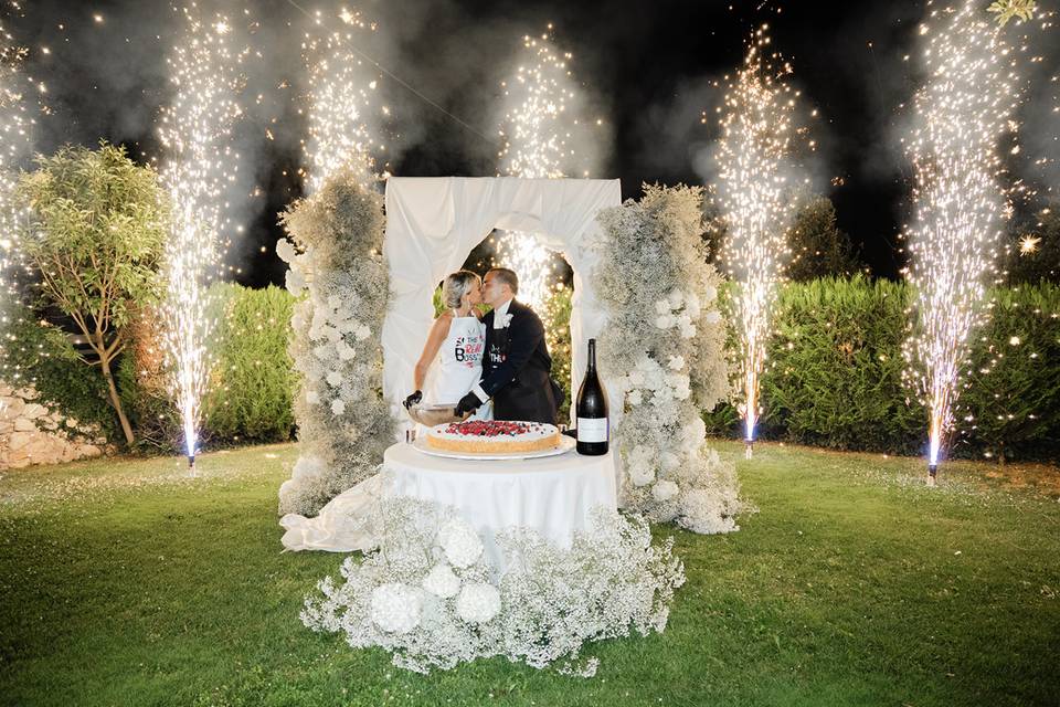 Taglio della torta Matrimonio