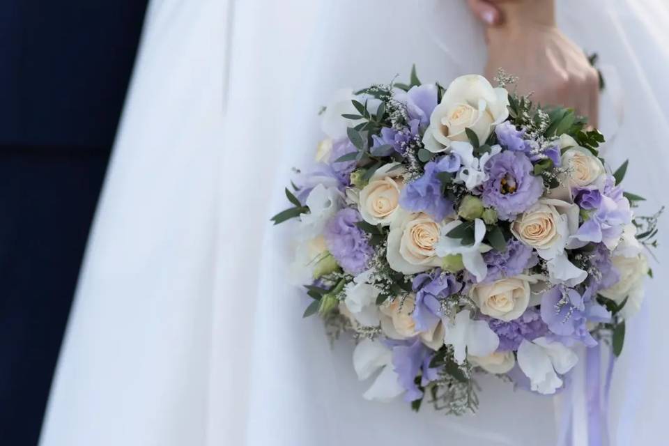 Bouquet sposa e figlia