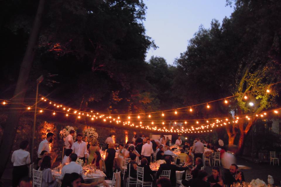 Cena piazzale bosco