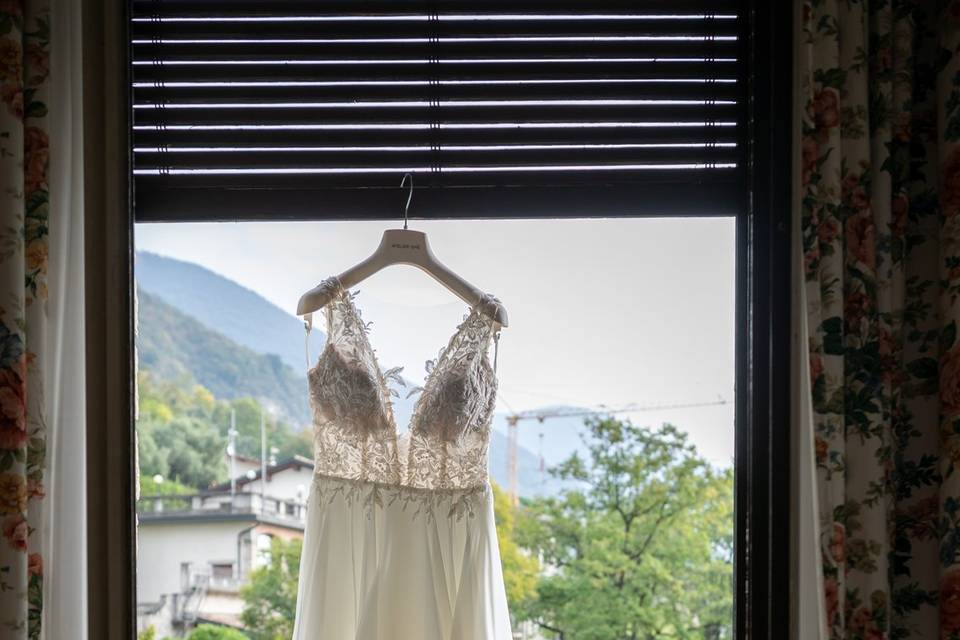 Preparazione sposa in villa