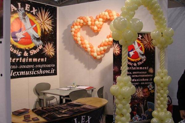 Stand allestito in fiera