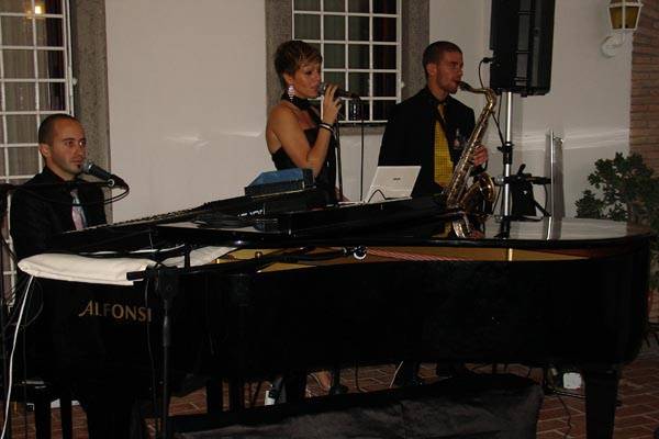 Intrattenimento musicale durante una cena di gala
