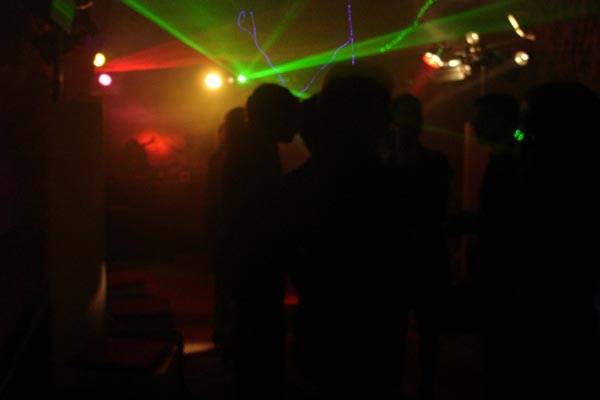 Serata disco con i nostri effetti laser